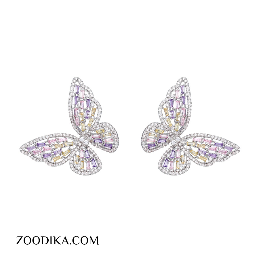 A Pair Of Personality Style Enamel Pearl Romantic Butterfly Ladies Casual  Earrings | SHEIN