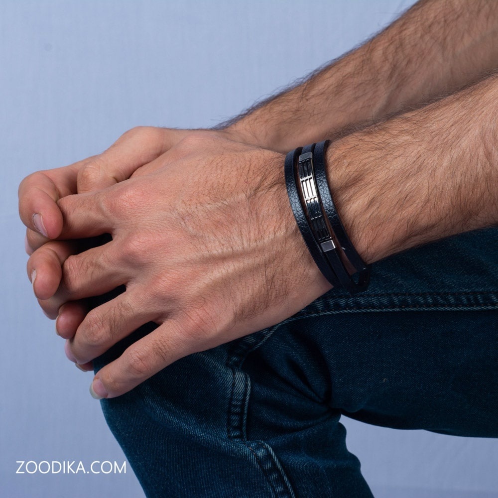 دستبند مردانه مدل هامین کد ABD-7