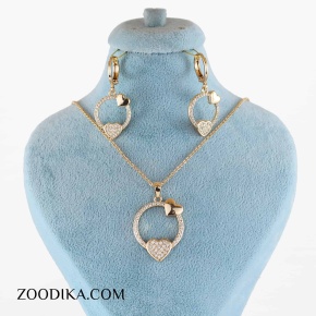نیم ست زنانه وای اس ایکس مدل قلب کد AAA-149