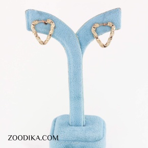 گوشواره حلقه ای زنانه استیل طرح دار