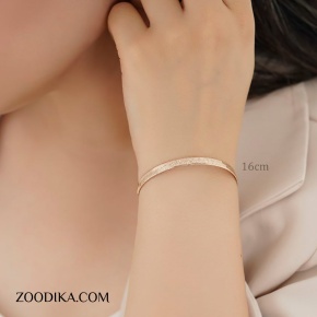 دستبند زنانه ژوپینگ مدل هرینگبون کد AAD-304