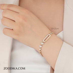 دستبند زنانه ژوپینگ مدل قلب کد AAD-305