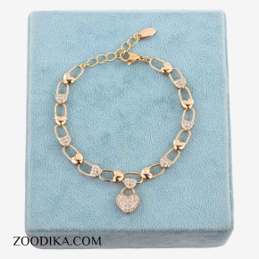 دستبند زنانه ژوپینگ مدل قلب کد AAD-380