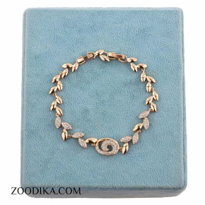 دستبند طرح برگ زنانه ژوپینگ