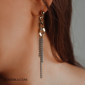 گوشواره آویزی زنانه ژوپینگ کد S1AAC-12-1