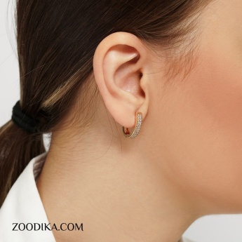 گوشواره حلقه ای زنانه ژوپینگ AAC-370