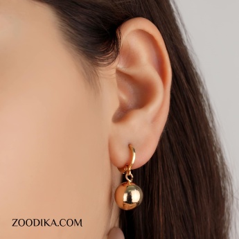 گوشواره زنانه ژوپینگ مدل گوی کد AAC-81
