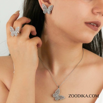 سرویس زنانه وای اس ایکس مدل پروانه کد AAA-54
