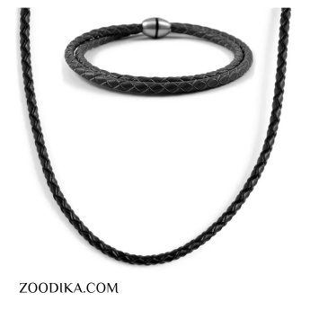 ست گردنبند و دستبند مردانه مدل لوما کد DB5