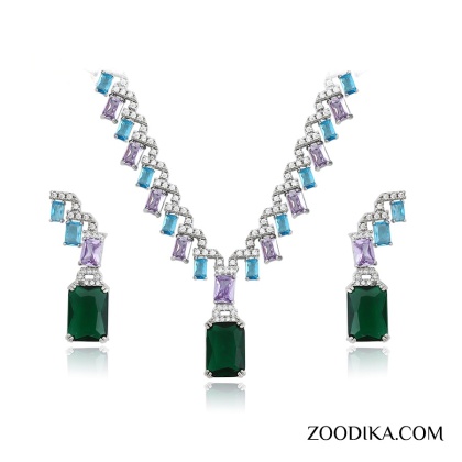 نیم ست زنانه زودیکا مدل زمرد کد A20