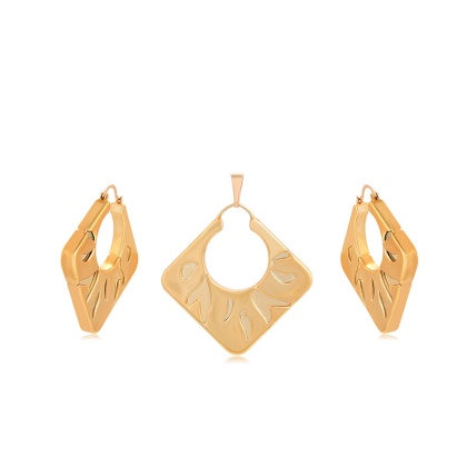 نیم ست زنانه سواروسکی مدل طلایی کد A59