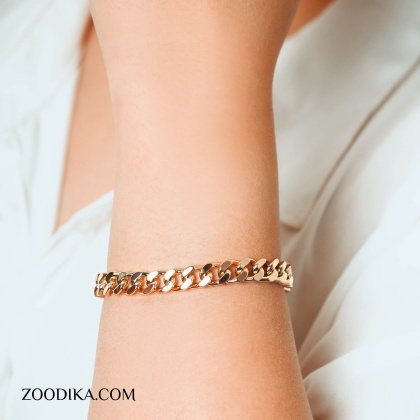 دستبند زنجیری طرح کارتیه 9 میل