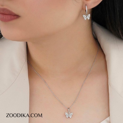نیم ست زنانه ژوپینگ مدل پروانه کد AAA-123