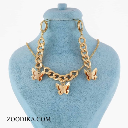 نیم ست زنانه وای اس ایکس مدل پروانه کد AAA-138