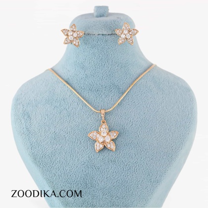 نیمست زنانه ژوپینگ طرح گل نگین دار