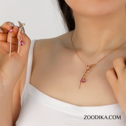 نیم ست زنانه ژوپینگ مدل طنین کد AAA-61