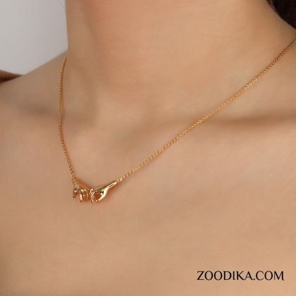 گردنبند زنانه ژوپینگ کد AAB-217
