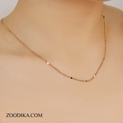 زنجیر زنانه ژوپینگ مدل ستاره کد AAB-292