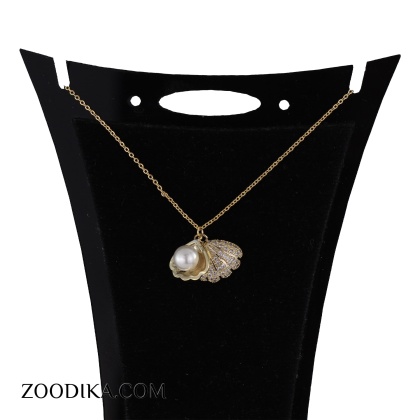 گردنبند زنانه مدل صدف کد AAB-396