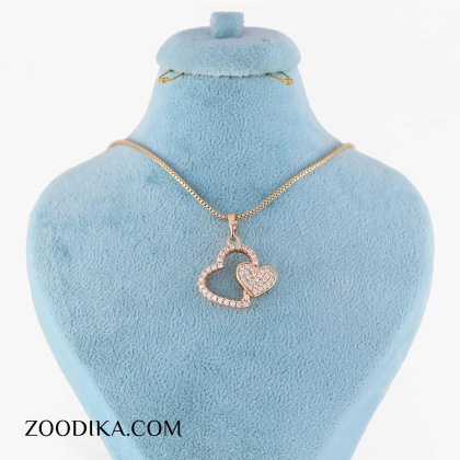 آویز زنانه ژوپینگ مدل قلب کد AAB-489