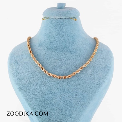 گردنبند زنانه ژوپینگ مدل طنابی کد AAB-514