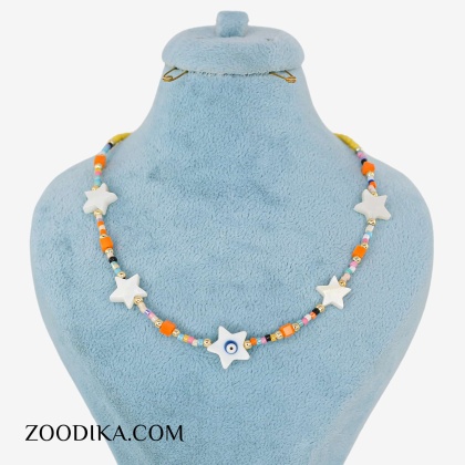 گردنبند ستاره ای دخترانه فانتزی