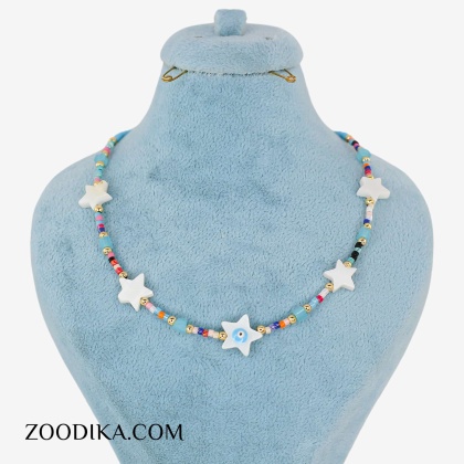 گردنبند فانتزی با طرح ستاره دخترانه