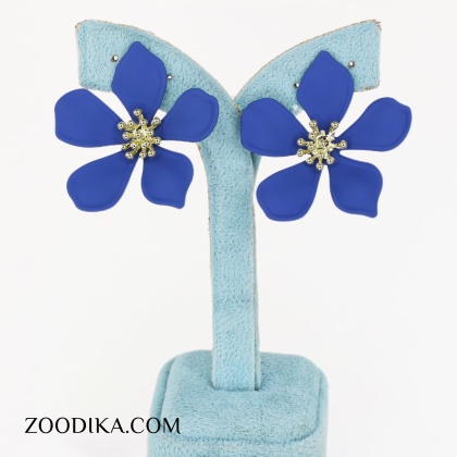 گوشواره دخترانه فانتزی شیک مدل گل