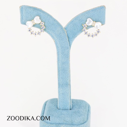 گوشواره میخی دخترانه پاپیونی