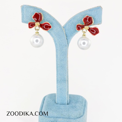 گوشواره جدید میناکاری مرواریدی