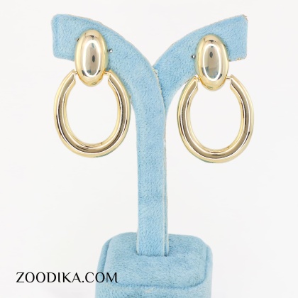 گوشواره بدل جدید فشن طلایی شیک