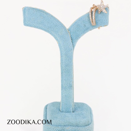 گوشواره ایرکاف ستاره ای ژوپینگ نگین دار خفن