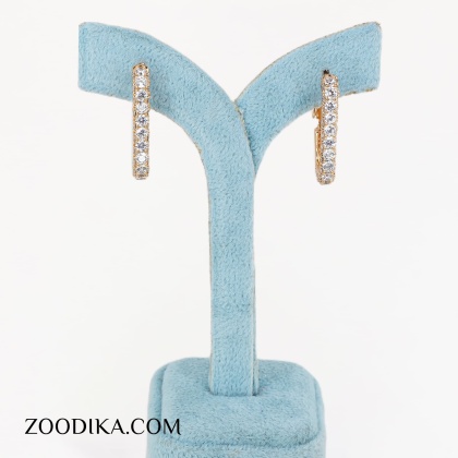 گوشواره پاپیون ژوپینگ مرواریدی رنگ ثابت