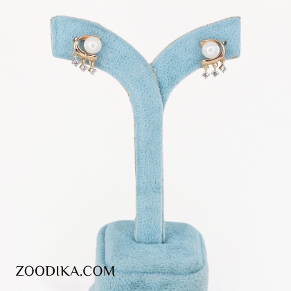 گوشواره میخی بدل دخترانه مرواریدی رنگ ثابت شیک