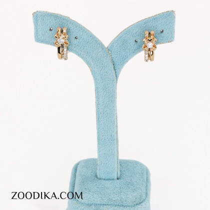 گوشواره حلقه ای ژوپینگ مدل قلبی