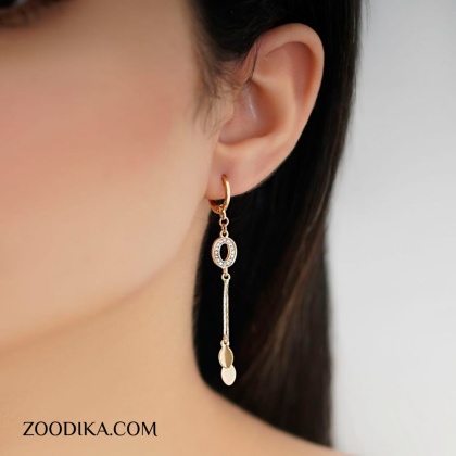 گوشواره آویزی زنانه ژوپینگ کد AAC-510
