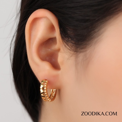 گوشواره حلقه ای قلبی