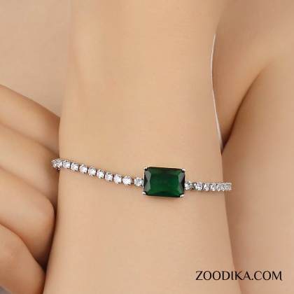 دستبند زنانه جواهری استیل کد AAD-228