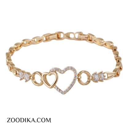 دستبند زنانه ژوپینگ مدل قلب کد AAD-357