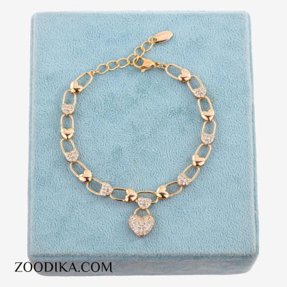 دستبند زنانه ژوپینگ مدل قلب کد AAD-380