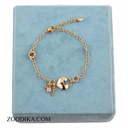 دستبند زنانه ژوپینگ مدل قلب کد AAD-388