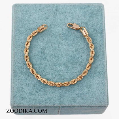دستبند طنابی زنانه ژوپینگ طلایی جدید