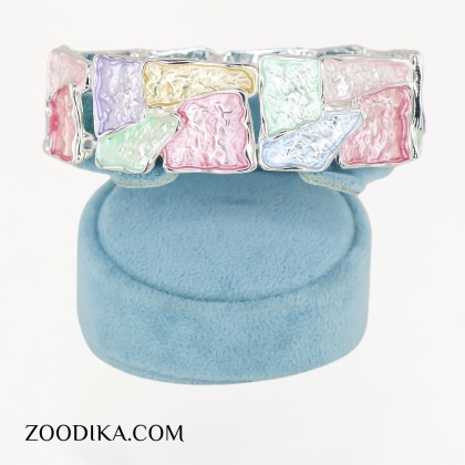 بنگل کشی فری سایز میناکاری رنگی فانتزی دخترانه