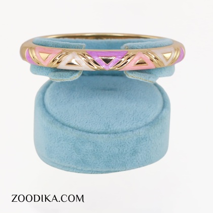 بنگل میناکاری چندرنگ دخترانه خفن رنگ ثابت