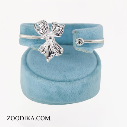 بنگل فشن پاپیونی رنگ ثابت فری سایز