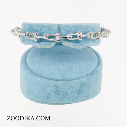 بنگل دخترانه فشن طرح تیفانی رنگ ثابت فری سایز