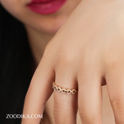 حلقه زنانه ژوپینگ مدل ژولیت کد AAE-144