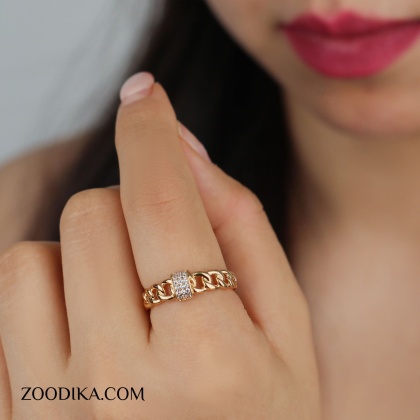 حلقه زنانه ژوپینگ طرح کارتیه کد AAE-147