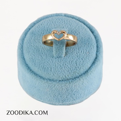 انگشتر زنانه ژوپینگ مدل قلب کد AAE-424