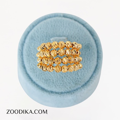 انگشتر آلبرنادو طلایی رنگ ثابت